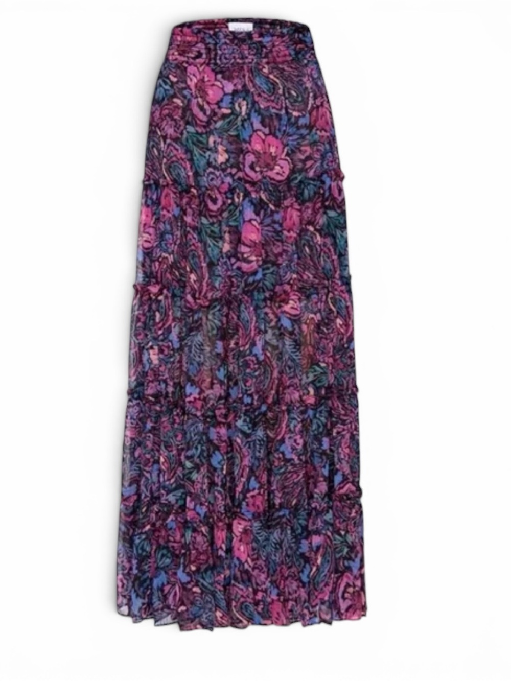 MISA LOS ANGELES ananda maxi skirt in flora electric XS
39” length
One side slit